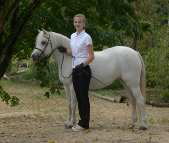 Patience with her pal, Courtney.